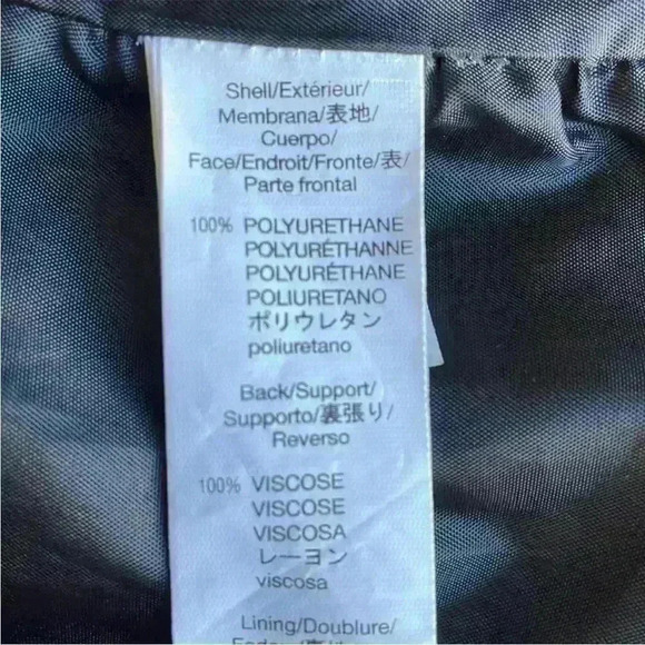 Gap Moto Jacket in Faux Leather Black Size Small EUC - Picture 6 of 12